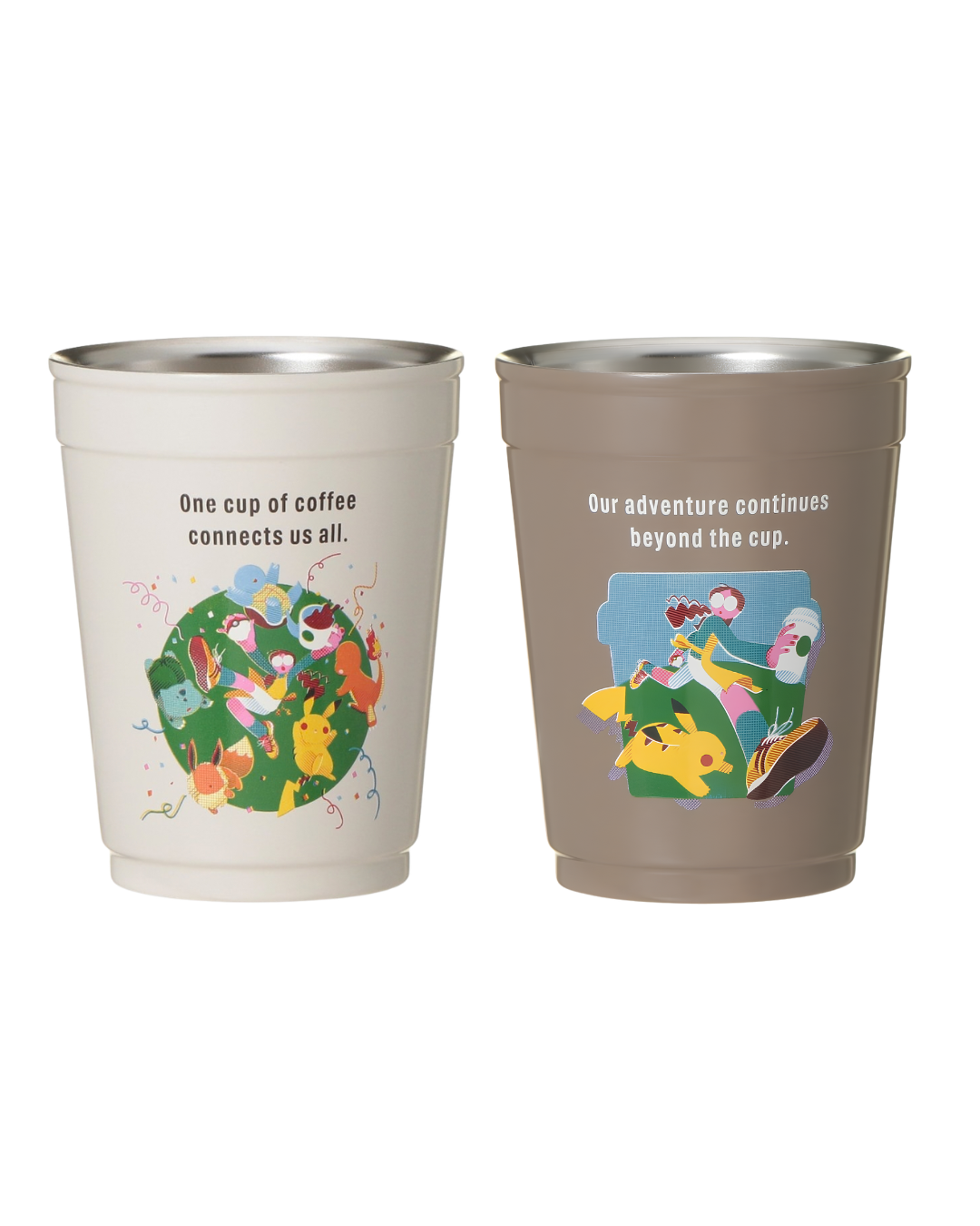 Pokémon + Starbucks Japan 2-Way Stainless Steel Cup & Holder 355ml – Coffee Adventure / Coffee Connection
