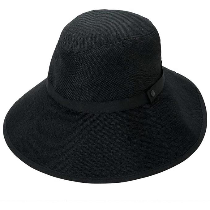 Cogit Wide Brim Hiker Hat Black – 99% UV Protection Face-Slimming Outdoor Hat