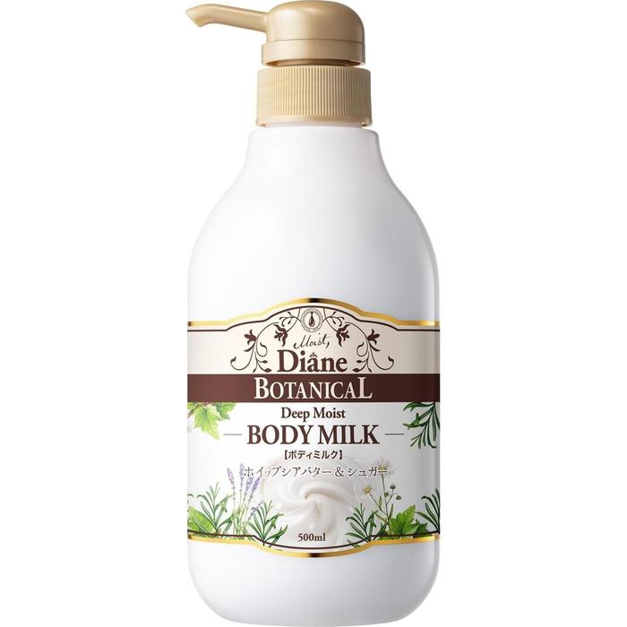 Diane Botanical Deep Moist Body Milk – Honey Orange Scent, 500ml | Intense Hydration [Alcohol-Free]