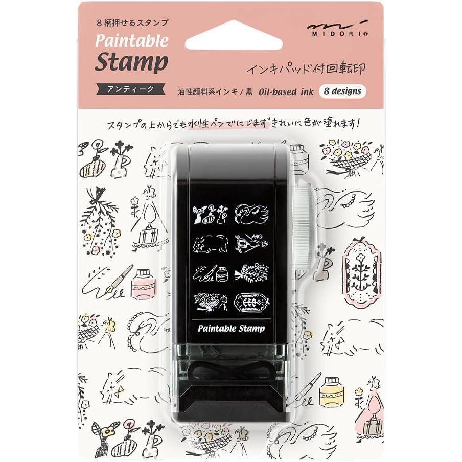 Midori Rotary Stempel – Decoratieve Draai Stempel