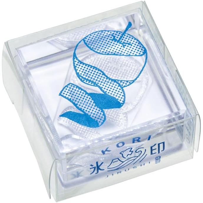 King Jim CLSA33 “Ice Stamp” Clear Stamp – Large Size Transparent Square (33 × 33 mm)