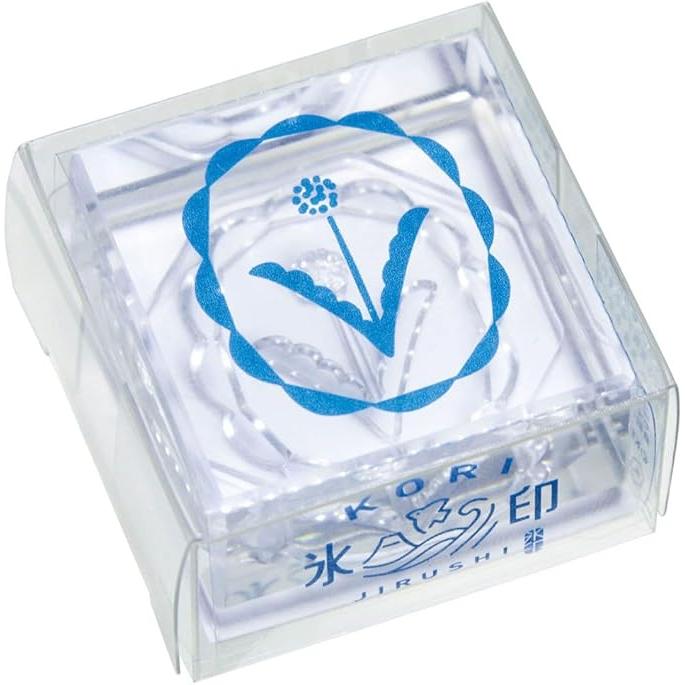 King Jim CLSA33 “Ice Stamp” Clear Stamp – Large Size Transparent Square (33 × 33 mm)