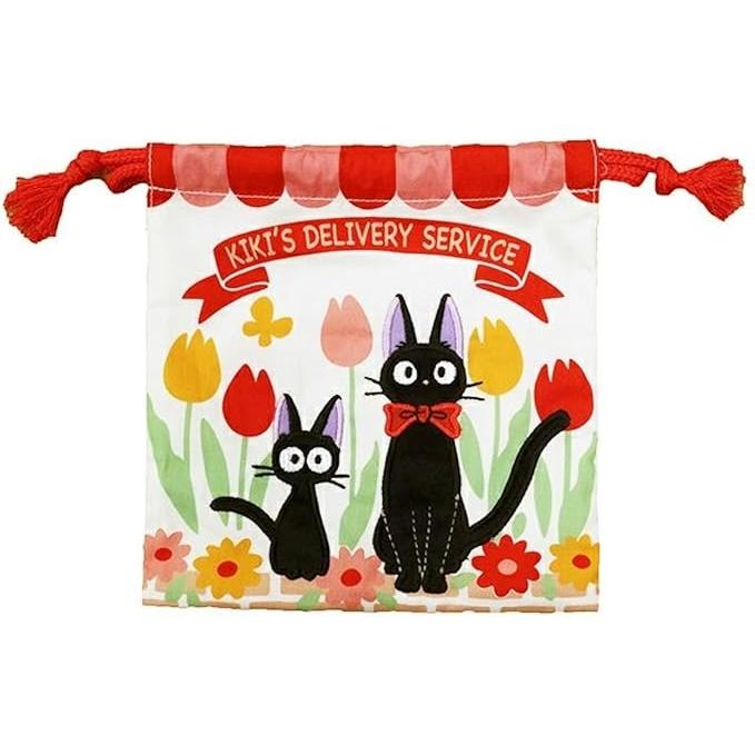 Marushin Kiki’s Delivery Service Drawstring Bag S – Jiji Ghibli Pouch Antibacterial