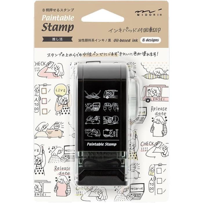 Midori Rotary Stamp – Decorative Dial Stamp