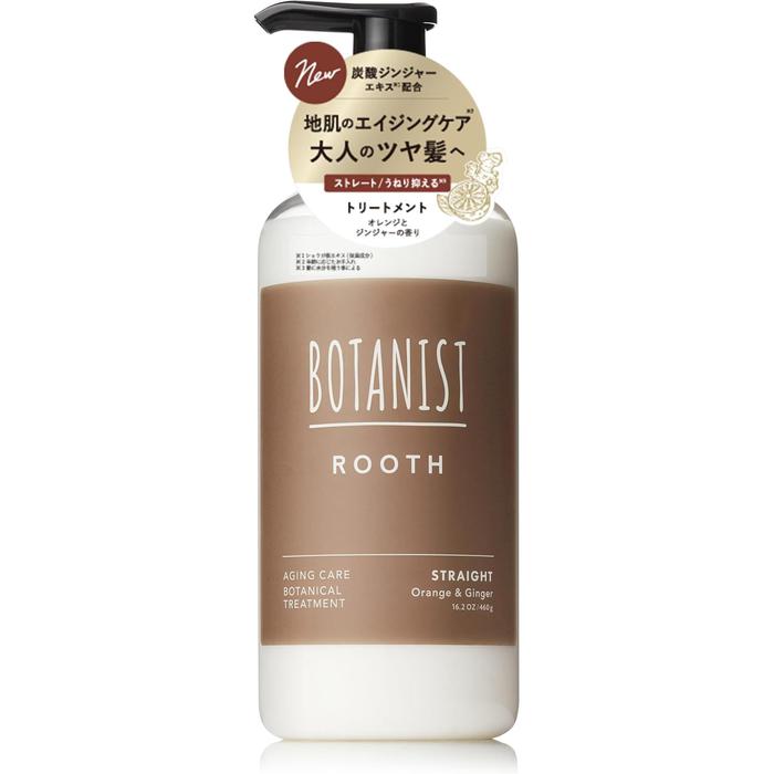 BOTANIST ROOTH Treatment Straight Aging Care – Orange and Ginger Scent, Frizz Control for Aging Hair 460g [With alcohol]