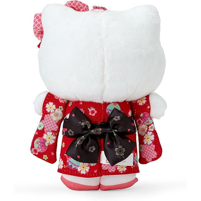 Sanrio Hello Kitty Kimono Plush Mascot Holder Japanese Special Edition