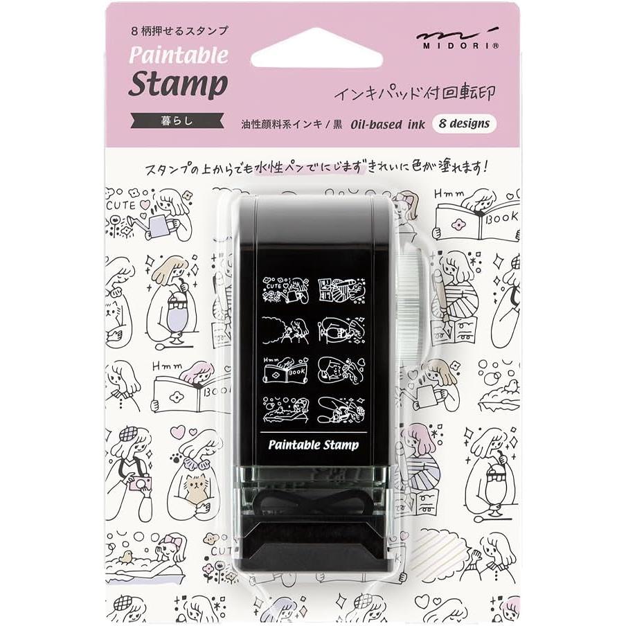 Midori Rotary Stempel – Decoratieve Draai Stempel