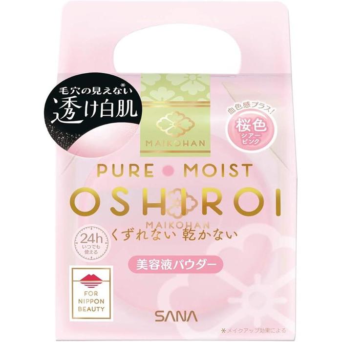 SANA Maikohan Face Powder 01 Sheer Pink – 10g [Alcohol-Free]