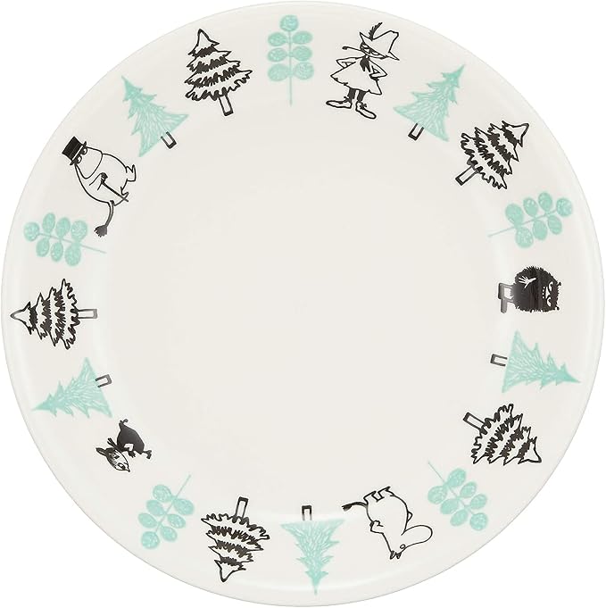Yamaka Moomin Valley Pasta-Teller-Set – 4 Teller, 21,5 cm