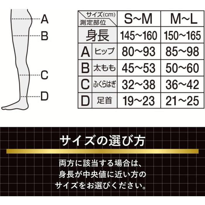 Slim Walk Medical Lymphatic Compression Leggings – Black (S–M / M–L)