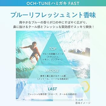 OCH-TUNE Toothpaste FAST -For people who brush their teeth FAST /Refresh Mint 130g [Alcohol-free]