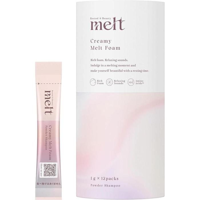 Melt Creamy Melt Foam Carbonated Scalp Treatment Powder 1g × 12 Sachets (No alcohol)