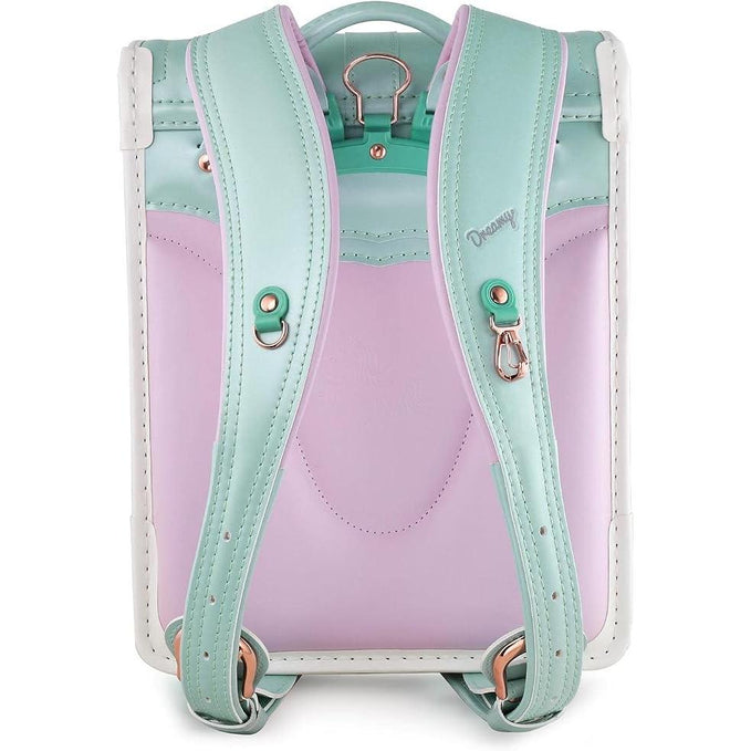 Coulomb Unicorn Japanischer Randoseru Schulrucksack für Mädchen – Perlenfinish, A4-kompatibel