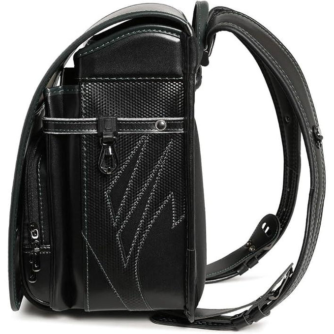 Mochila Escolar Randoseru Amant STYLISH CARBON para Niños – 15L, Ligera