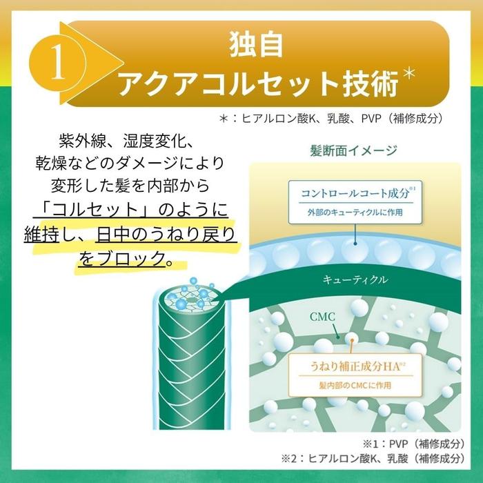 Lait capillaire Gyutto Corset 120g – Traitement sans rinçage pour cheveux frisés et ondulés [Sans alcool]