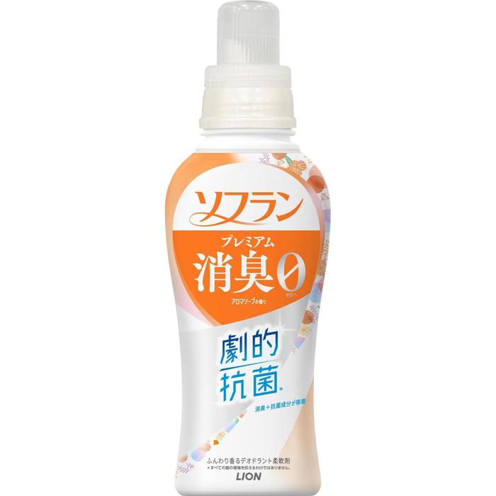 Lion Soflan Premium Deodorizing Fabric Softener – 3 fragrances (480 ml)