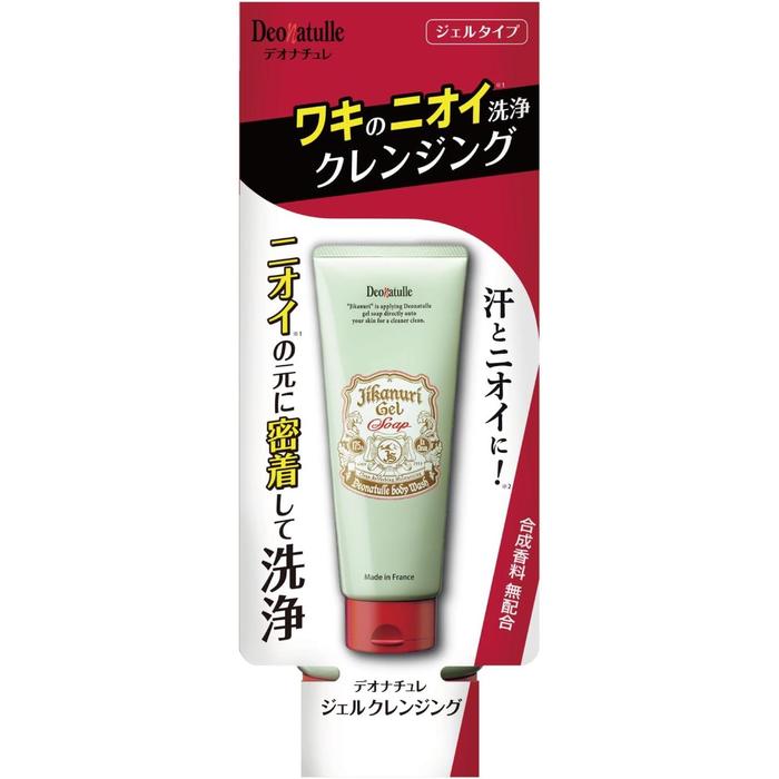 Deonatulle Direct Nurigel Soap – Whole Body Deodorizing Gel Cleanser with Natural Olive Oil (175 g) [Alcohol-free]