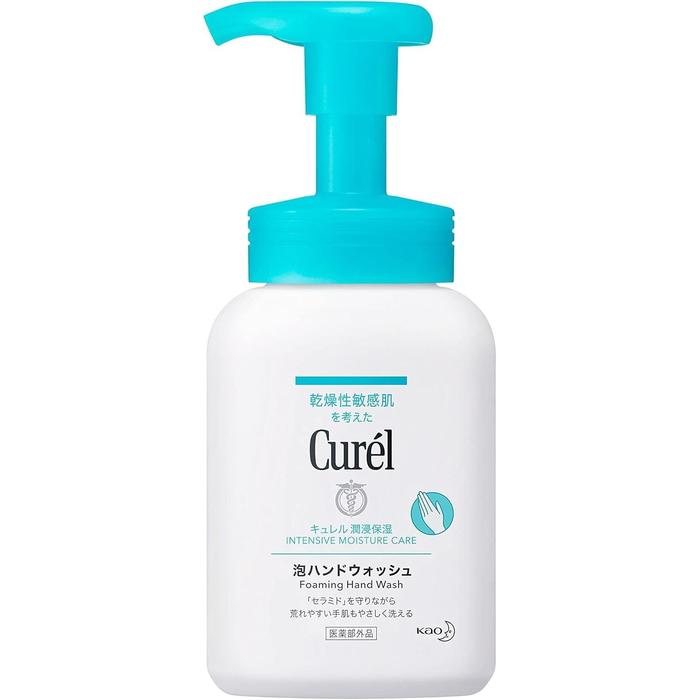 Curel Foaming Hand Wash – Gentle Ceramide Care for Sensitive Hands 230ml [Alcohol-free]
