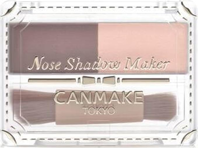 CANMAKE Nose Shadow Maker – Nose Contour & Highlighter Duo, 2.7 g [With Alcohol]