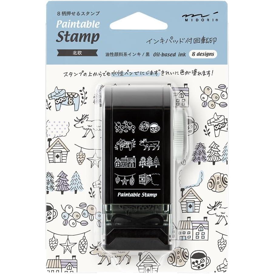 Midori Rotary Stempel – Decoratieve Draai Stempel