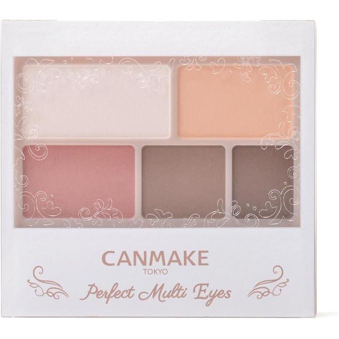 CANMAKE Perfect Multi Eyes – 5-Colour Matte Eyeshadow, Brow & Liner Palette