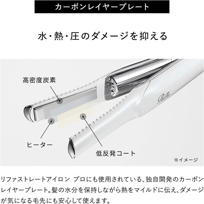 ReFa FINGER IRON ST Cordless Mini Hair Straightener – USB-C Rechargeable