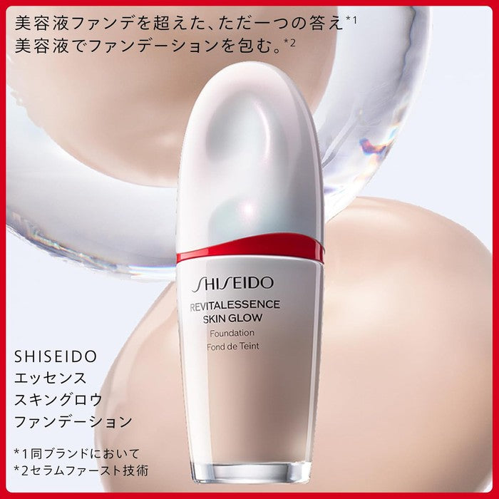 SHISEIDO Serum Foundation -Revitalessence Skin Glow-SPF30 PA+++ 30mL (Different shades) [With Alcohol]