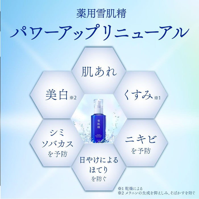 SEKKISEI - (Dermocosmetics) brightening emulsion/serum 140ml [With Alcohol]