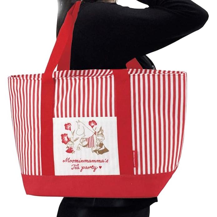 Skater MOOMIN Linen-Style Insulated Shopping Tote Bag