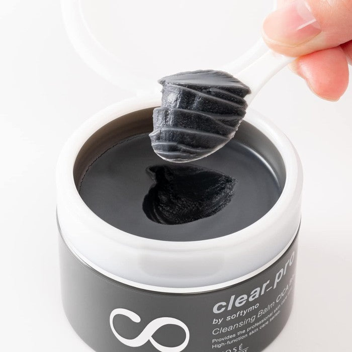 KOSE CLEAR_PRO - Make-up removal balm based on carbon and CICA for blackheaded and oily skin 90g [Alcohol-free]