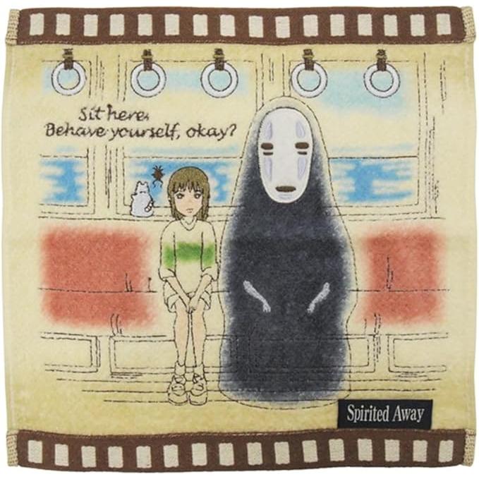 Marushin Studio Ghibli “Film Series” Mini Towel Handkerchief – Organic Cotton, 25 × 25 cm
