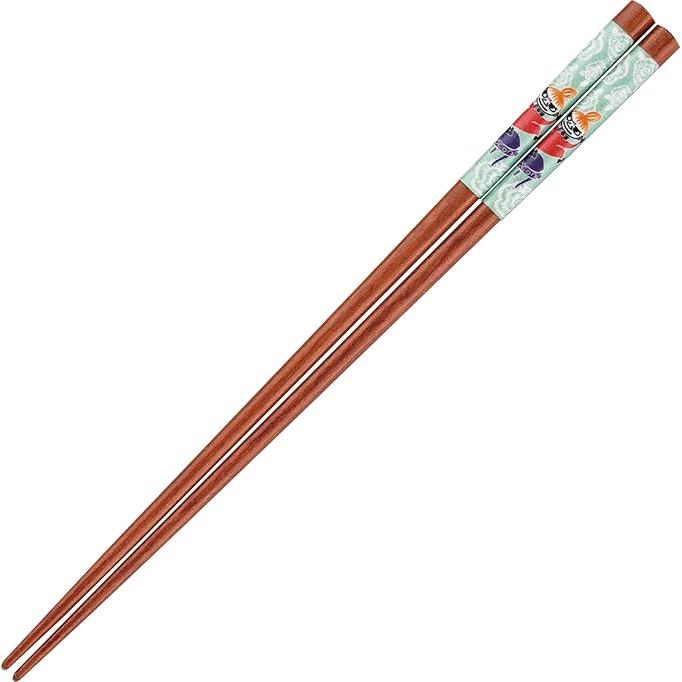 Moomin Chopstick Gift Set with Chopstick Rests in Wooden Box