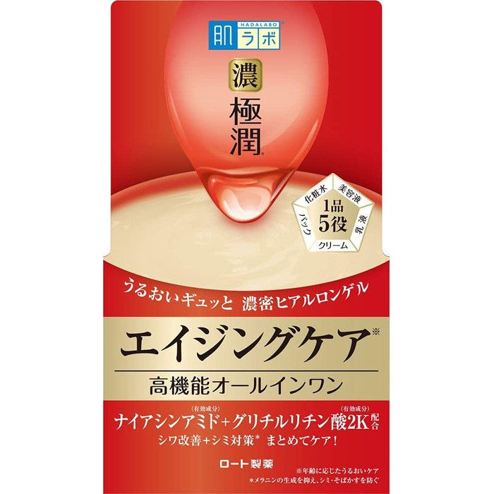 Hada Labo Moisturizing and firming face gel with niacinamide 100g [Alcohol-free]