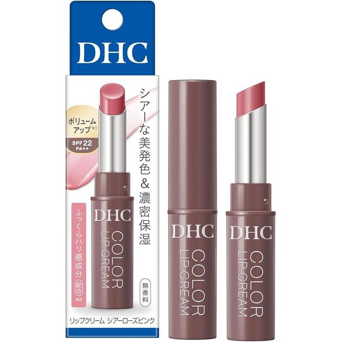 DHC Color Lip Cream SPF 22 PA++ – Sheer Color & Rich Moisture [Alcohol-free]