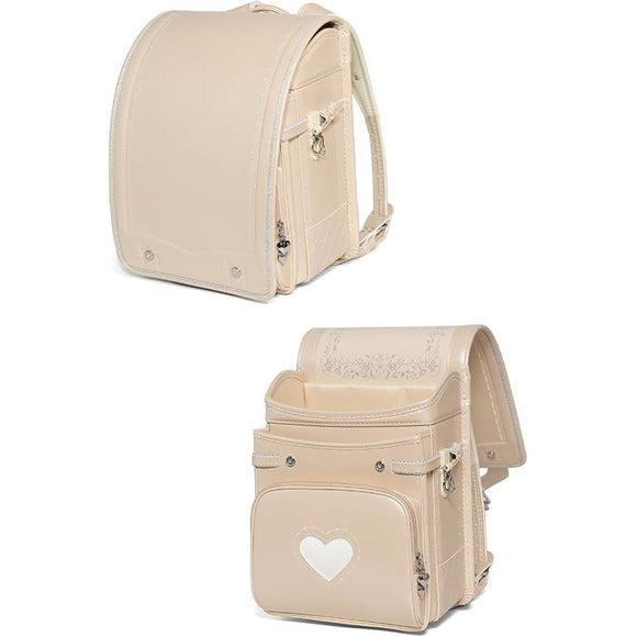 Amant Romantische Blume / Kleine Schleife Japanischer Randoseru Schulrucksack für Mädchen – Perlenfinish, 15L, Ultra Leichtgewicht