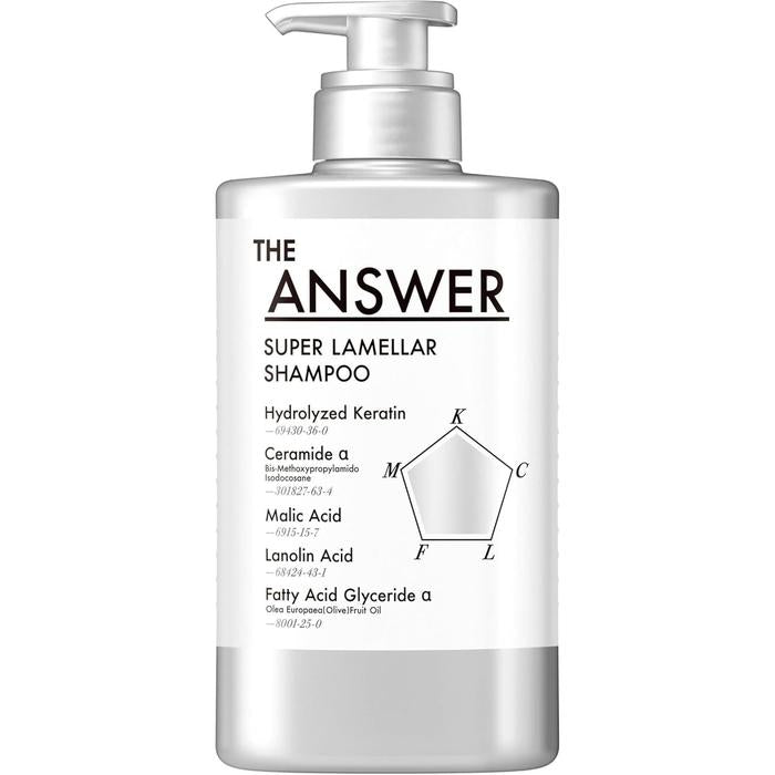 THE ANSWER Super Lamella Shampoo – Bergamot & Daphne Scent (400 ml) [Alcohol-Free]