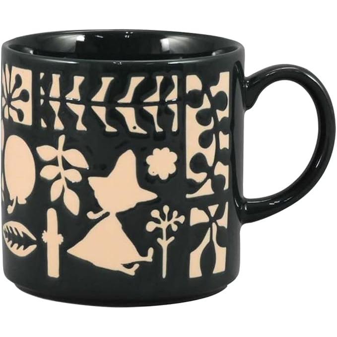 Moomin Ceramic Mug with Wooden Coaster – 300 ml | Yamaka Japan