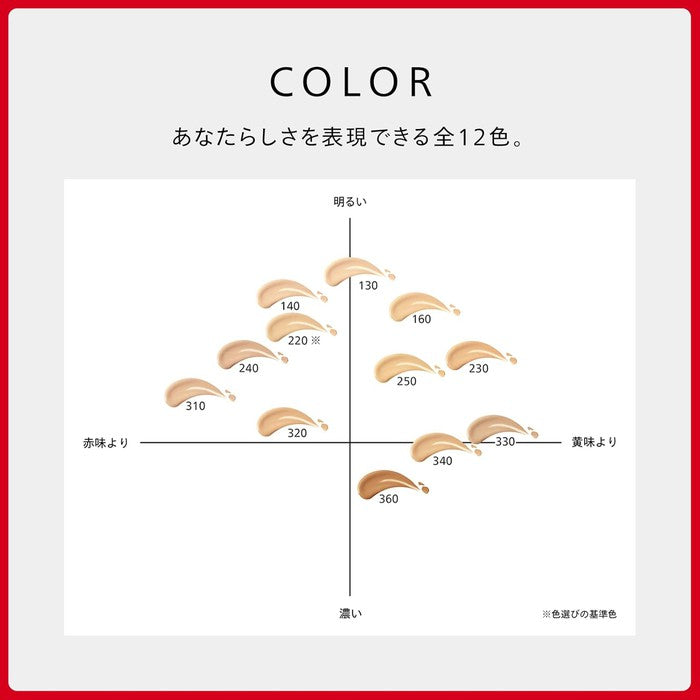 SHISEIDO Serum Foundation -Revitalessence Skin Glow-SPF30 PA+++ 30mL (Different shades) [With Alcohol]