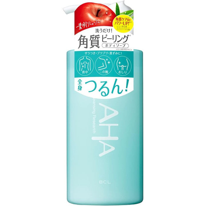 AHA Cleansing Research Body Peel Soap - Gentle Exfoliation and Hydration for Radiant Skin 480ml [With alcohol]