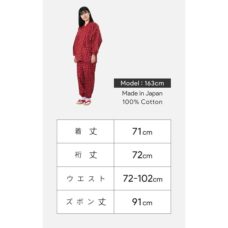 Ai Ai Dames Japanse Patroon Samue – 100% Katoen, Gemaakt in Japan, 3 Ontwerpen