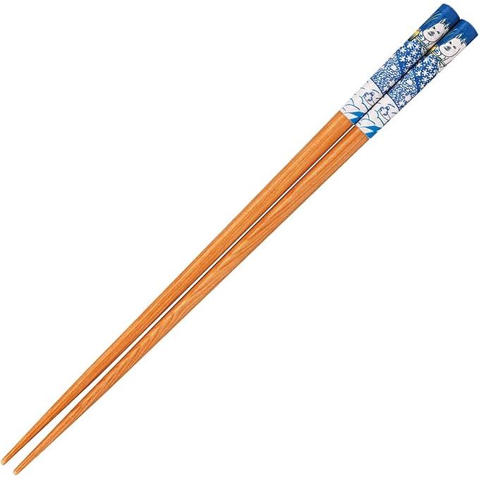 Moomin Chopstick Gift Set with Chopstick Rests in Wooden Box