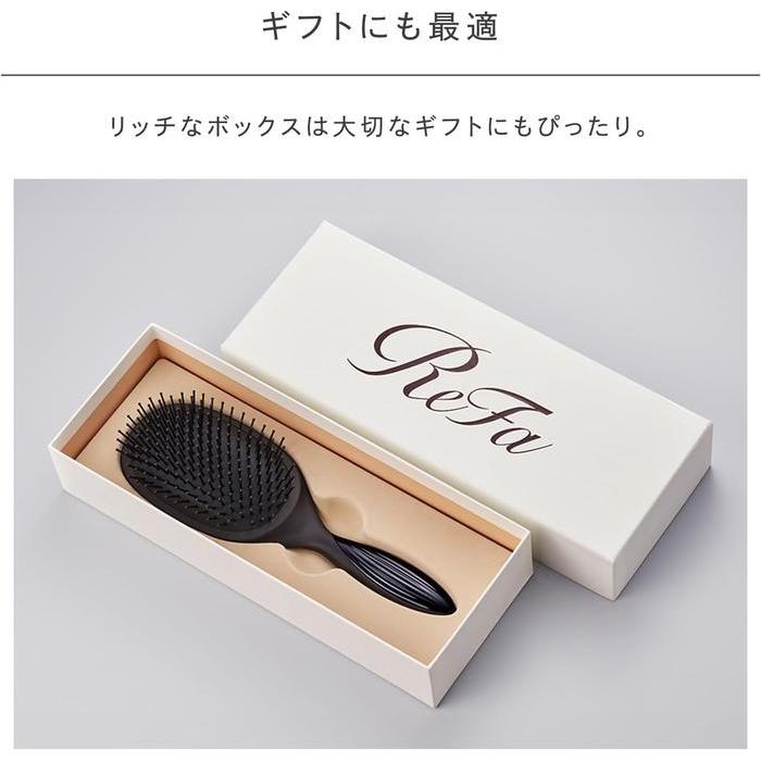 ReFa PADDLE PREMIUM Double-Cushion Hair and Scalp Brush