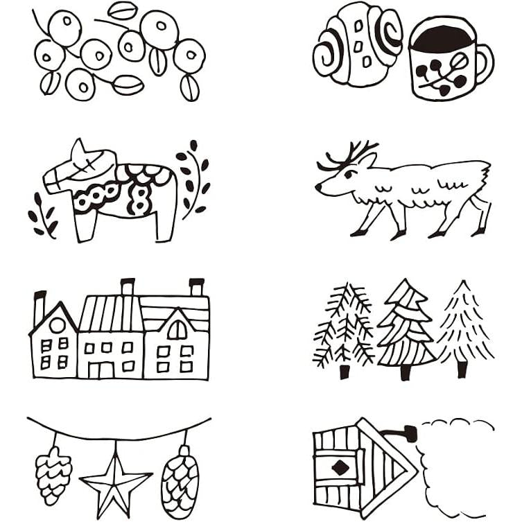 Midori Rotary Stempel – Decoratieve Draai Stempel