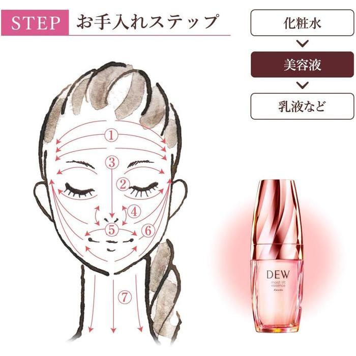 [Refill] DEW Moist Lift Essence – Firming Moisturizing Serum for Plump, Elastic Skin 45g [With alcohol]