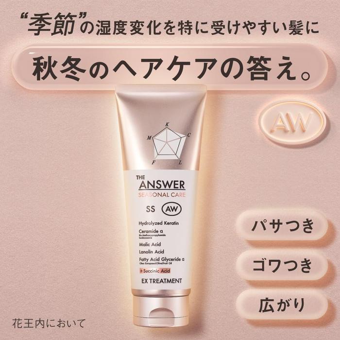 THE ANSWER Seasonal Care AW EX Treatment 220g – Herbst/Winter Haarpflege [Mit Alkohol]