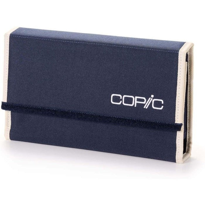 Copic Marker Wallet Case – 24 Marker Storage Holder (Navy Blue)