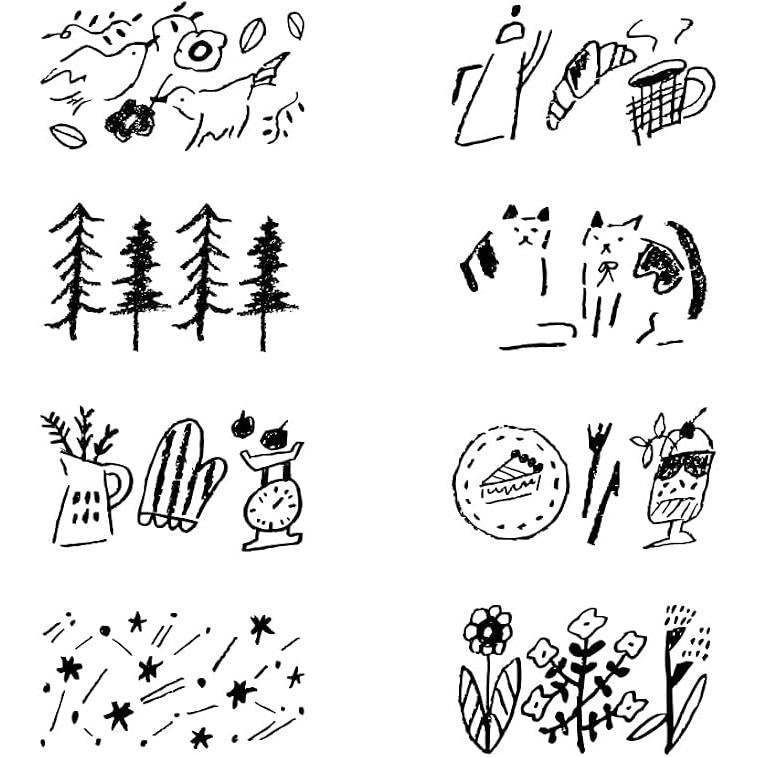Midori Rotary Stempel – Decoratieve Draai Stempel