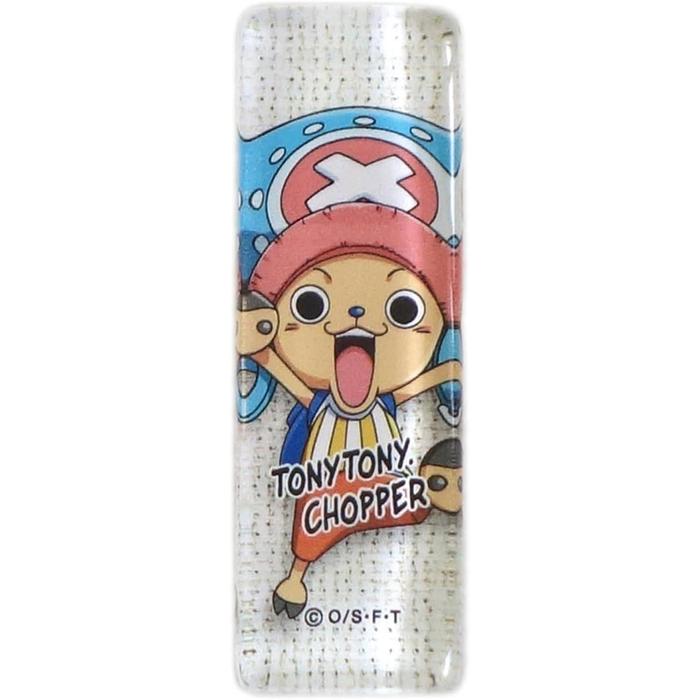 One Piece Straw Hat Pirates Glass Chopstick Rest 2×6 cm – Made in Japan