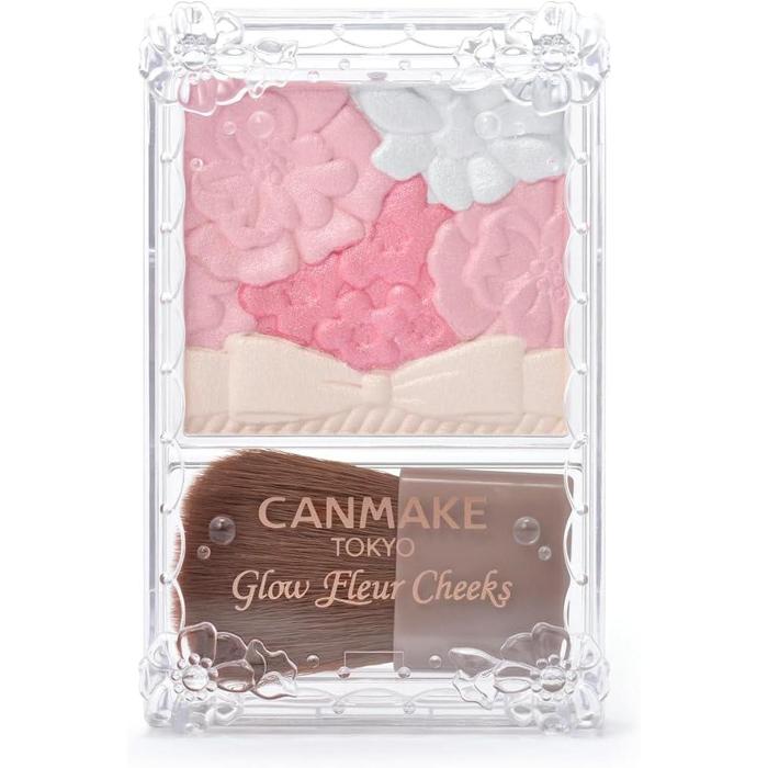 CANMAKE Glow Fleur Cheeks – Luminous Powder Blush Palette