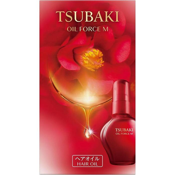 TSUBAKI Oil Force Hair Oil – Camellia Shine & Damage Repair Treatment for Smooth, Glossy Hair [Alcohol-free]